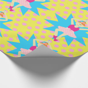 Papel De Presente Dançarina Balé Ballerina