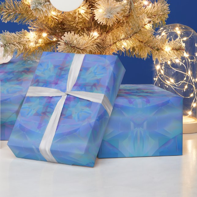 Papel De Presente Dançarino Azul (Feriados)