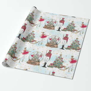 Papel De Presente Dançarino de balé Christma do Nutcracker do