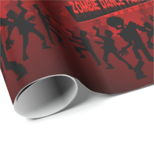 Papel De Presente Dance party do zombi
