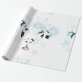Papel De Presente Dane Grande de Inverno