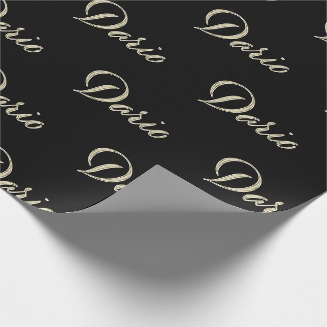 Papel De Presente Dario Vorname Name edles Geschenkpapier Papier (Ponta)