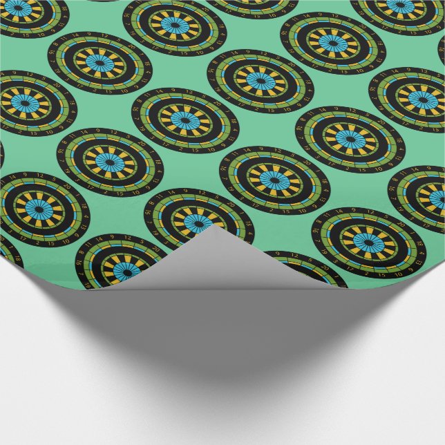 Papel De Presente Dartboard (Ponta)