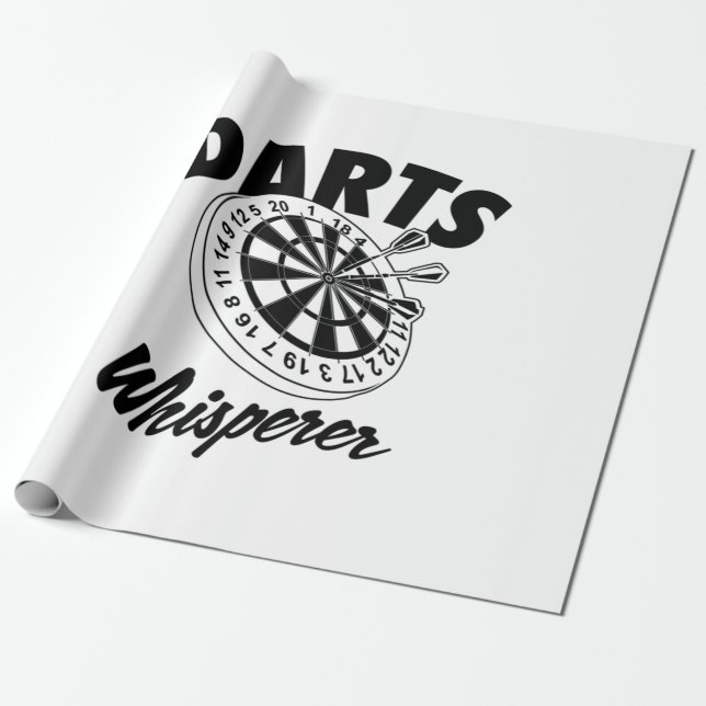 Papel De Presente Darts Whisperer (Desenrolado)