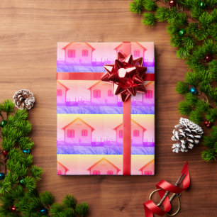 Papel De Presente Days Cottages Wraping Paper "Ticky Tacky"