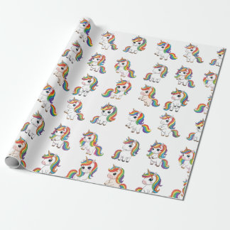 Papel de Presente de Aniversário Arco-íris de Unic