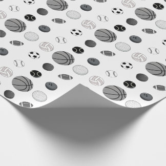 Papel de Presente de Aniversário Multi Esporte Mod