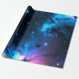 Papel de Presente de Aniversário Sonhos Interestel