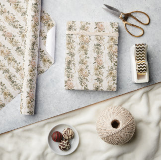 Papel de Presente de Casamento Botânico | Flora Be