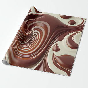 Papel de Presente de Chocolate para Qualquer Ocasi