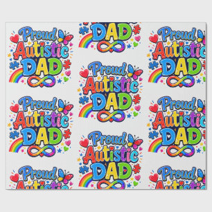 Papel de Presente de Conscientização sobre Autismo