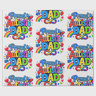 Papel de Presente de Conscientização sobre Autismo