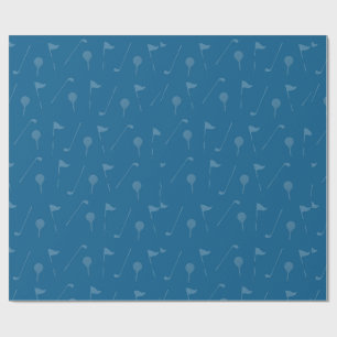 Papel de Presente de Golfe Esportivo para Amantes