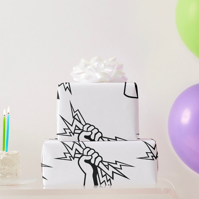 Papel De Presente Dê-me energia (Criador carregado)