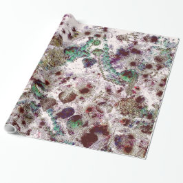 Papel de Presente de Natal 'Abstrato de Natal'