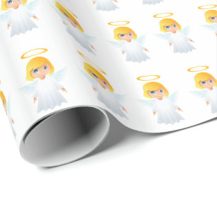 Papel de presente de Natal Angels