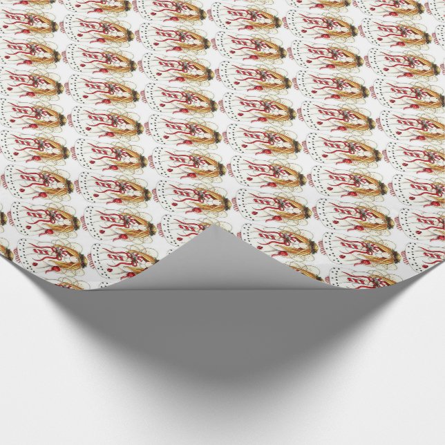 Papel de Presente de Natal/Anjos (Ponta)