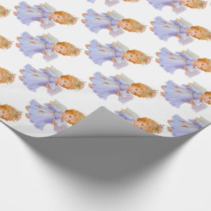 Papel de Presente de Natal/Anjos