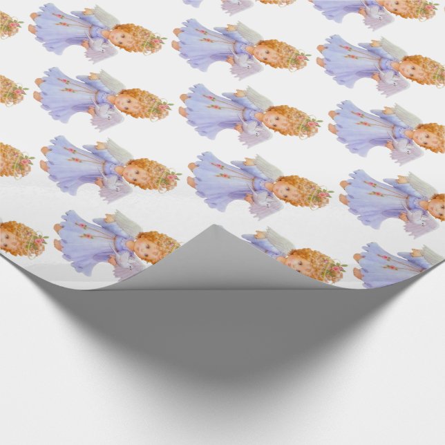 Papel de Presente de Natal/Anjos (Ponta)