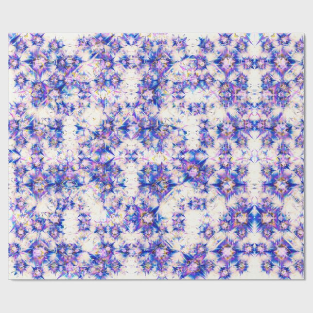 Papel de Presente de Natal Cristal Prisma (Aberto)