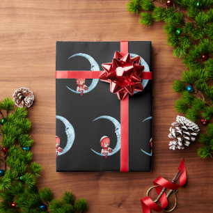 Papel de Presente de Natal de Elfo Caprichoso