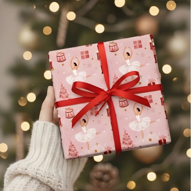 Papel de Presente de Natal do Ballet Castanha-do-N (Criador carregado)