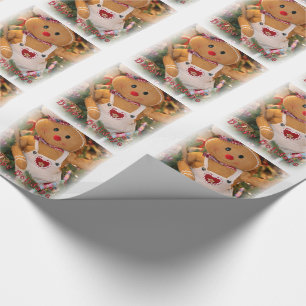 Papel de Presente de Natal/Feliz Natal Homem de Bi