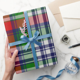 Papel de Presente de Natal Xadrez Clássico – Féria