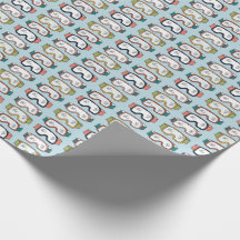 Papel de Presente de Óculos de Esqui e Snowboard