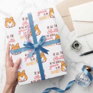 Papel De Presente De Todos os Traseiros do Mundo o Seu é o Meu Favor