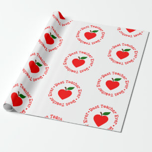 Papel De Presente de volta à melhor professora da escola