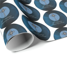 Papel De Presente Décima Ordenação Aniversário do Padre