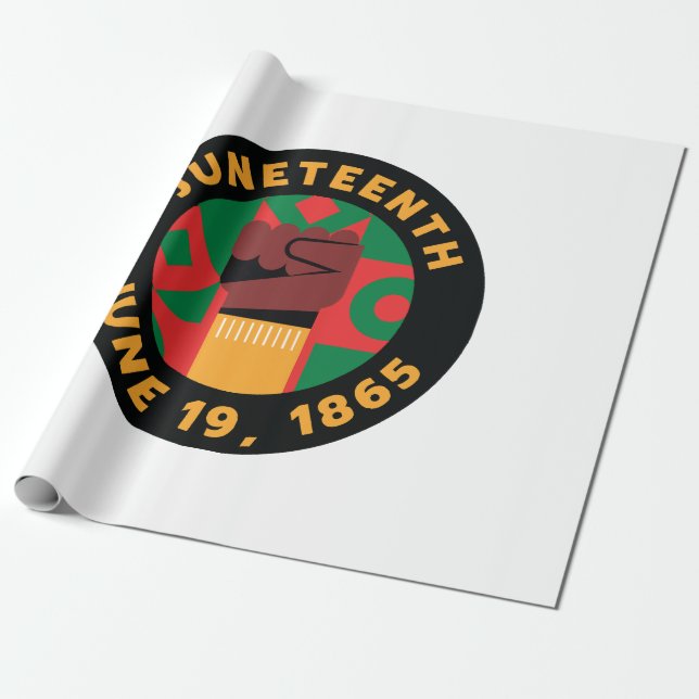 Papel De Presente Décima Sétima Celebração Comemorativa da Liberdade (Desenrolado)