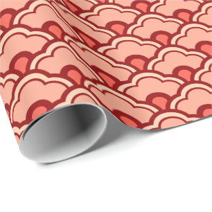 Papel De Presente Deco Chineses — Caldeiras, Pêssegos, Ferrugem e