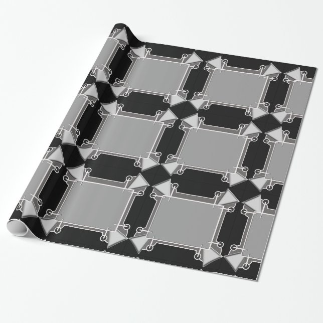 Papel De Presente deco dos triângulos (Desenrolado)