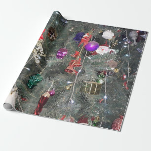 Papel De Presente Decoração da Árvore de Natal