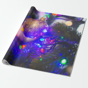 Papel De Presente Decoração da Árvore de Natal