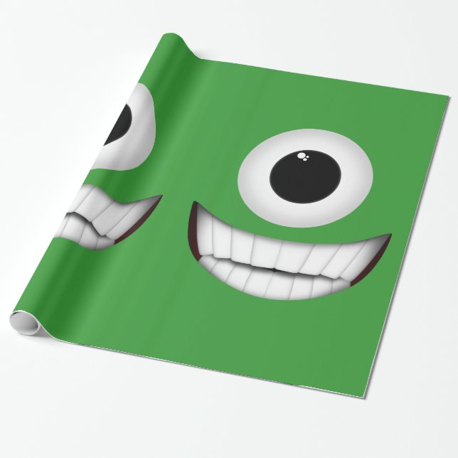 Papel De Presente Decoração de Muro de Sorriso dos Ciclos (Desenrolado)