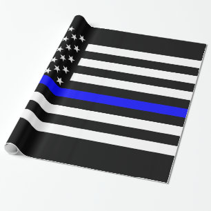 Papel De Presente Decoração fina do gráfico da bandeira americana
