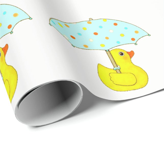 Papel De Presente Decoração para Chá de Bebê (Ponta do rolo)
