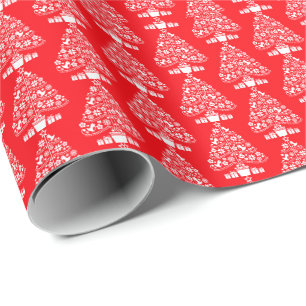 Papel De Presente Decorações de Natal Tradicionais Escandinavas