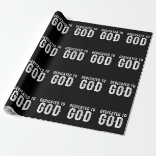 PAPEL DE PRESENTE DEDICADO A DEUS TEXTO BRANCO PERSONALIZÁVEL LEGAL