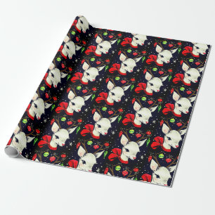 Papel De Presente Deer Pattern - Presente de Natal Retroativo