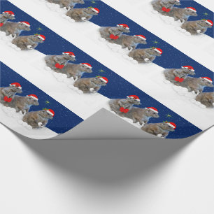 Papel De Presente Deixais lhe para nevar papel de envolvimento do