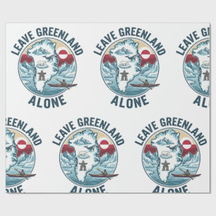 Papel De Presente Deixe a Groenlândia em Paz