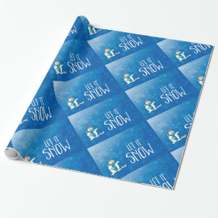 Papel De Presente Deixe nevar