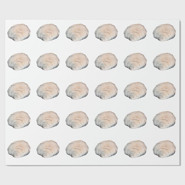 Papel De Presente Delicar Pastel Clam Shell (Aberto)