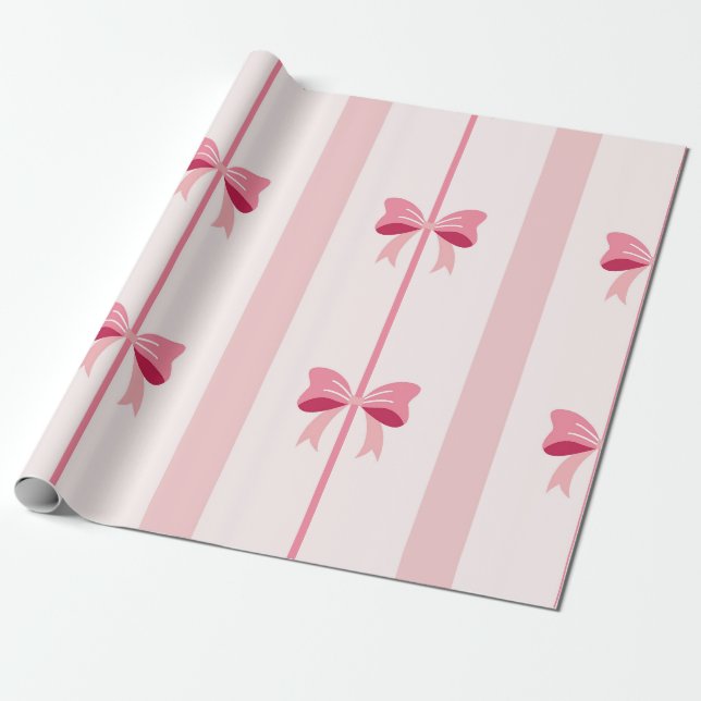 Papel De Presente Delícia do Arco Rosa Strike (Desenrolado)