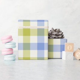 Papel De Presente Delphinium Gingham - Wrapping Paper