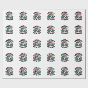 Papel De Presente Democracia Não Tem Kings 86 47 Tigre